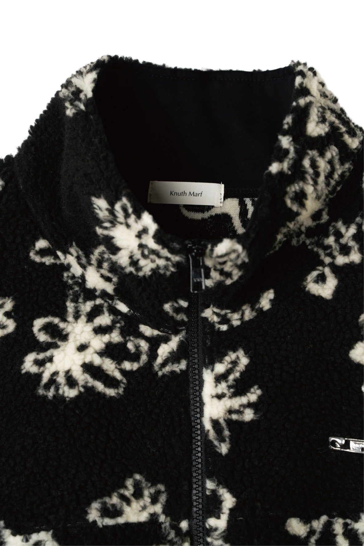 フラワー ボアフリース (ブラック) flower boa fleece(unisex) (Black) / 26AW