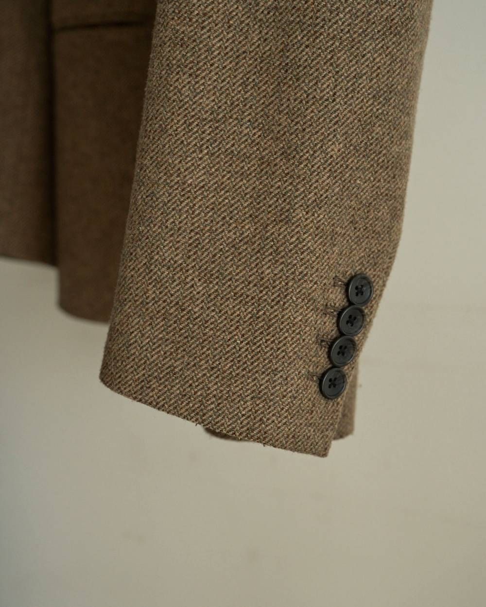 ヘリンボーン ウール ジャケット (ベージュ) Herringbone Wool Jacket (Beige) /  26AW