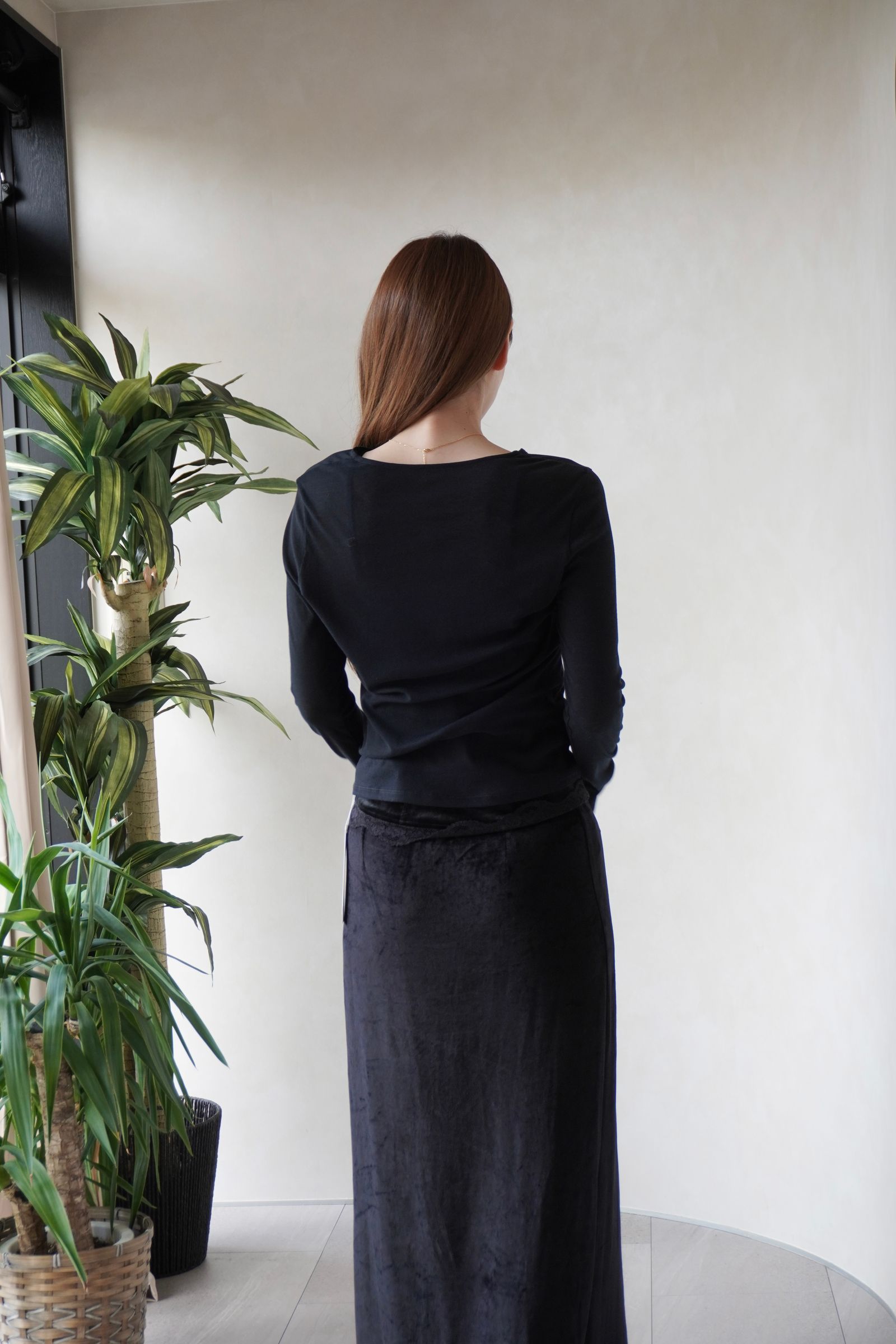 シアーフォトコンパクトロンT (ブラック) Sheer Photo Compact Long-Sleeve Tee (Black) / 26AW