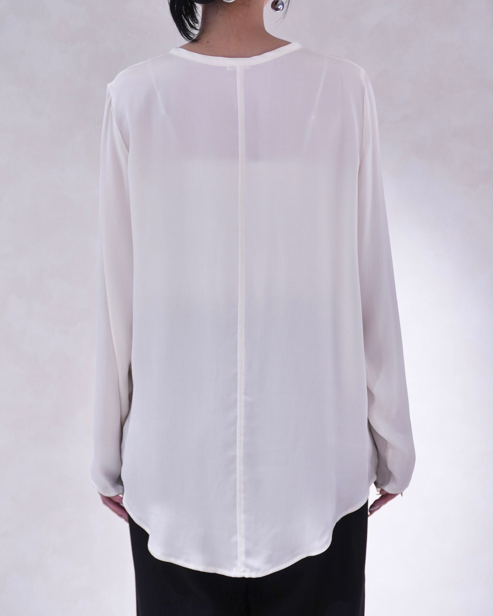 キュプラ トップス (アイボリー) CUPRO TOPS (Ivory) /  26SS