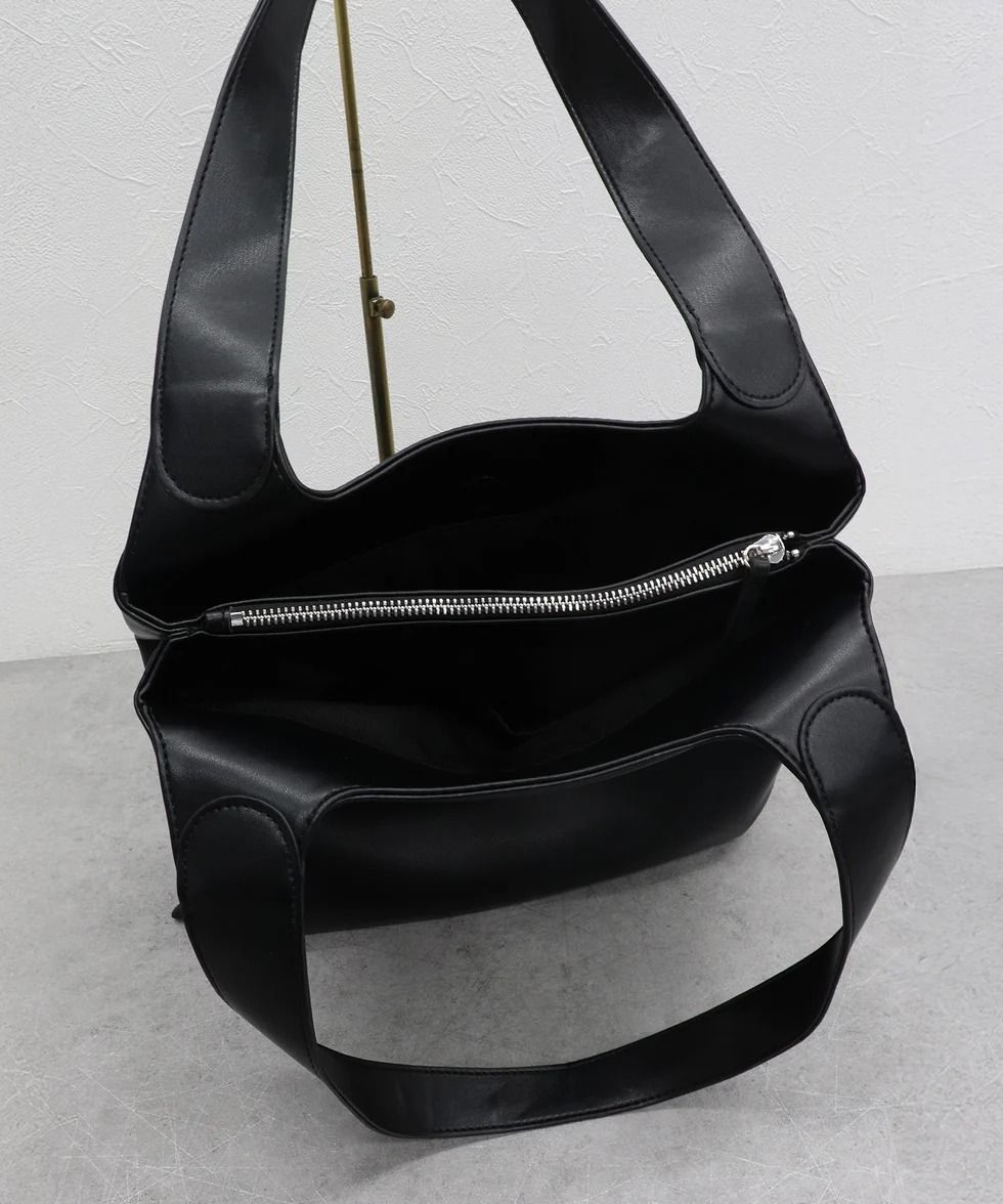 ラウンドハンドルトートバッグ (ブラック) Round-handle Tote Bag (Black) /  26AW