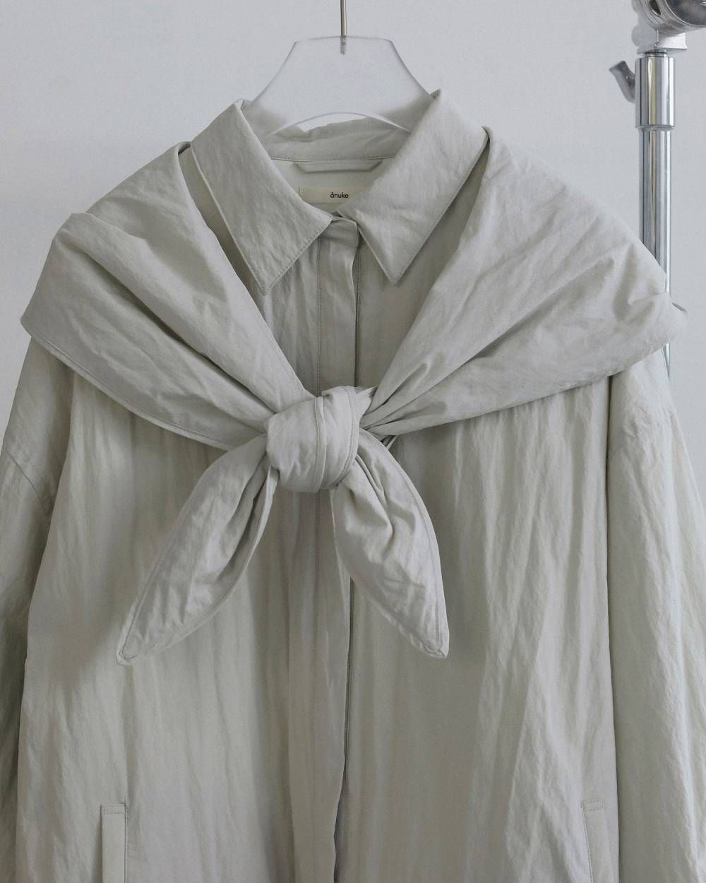 パッデッド フーディ (アイボリー) Padded Hoodie Shirts (Ivory) / 26AW 【6月29日まで期間限定予約】