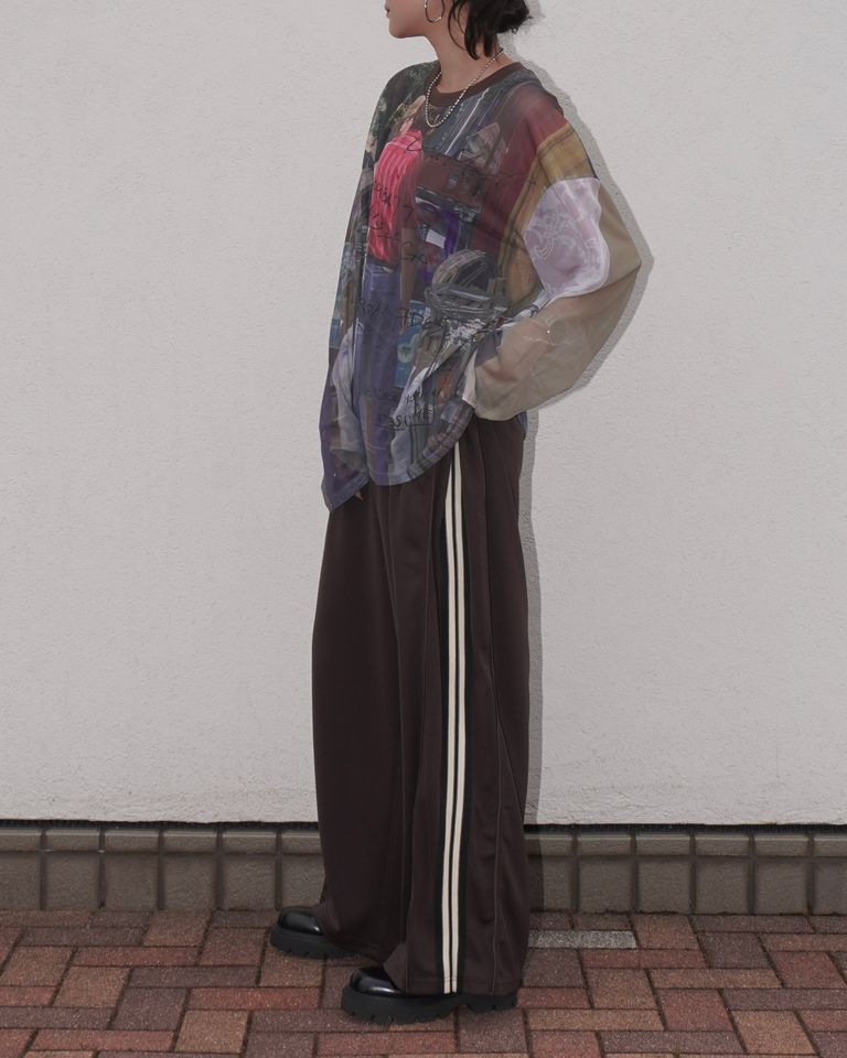 164cm 着用サイズ：「①トップス」フリーサイズ /「②パンツ」Sサイズ