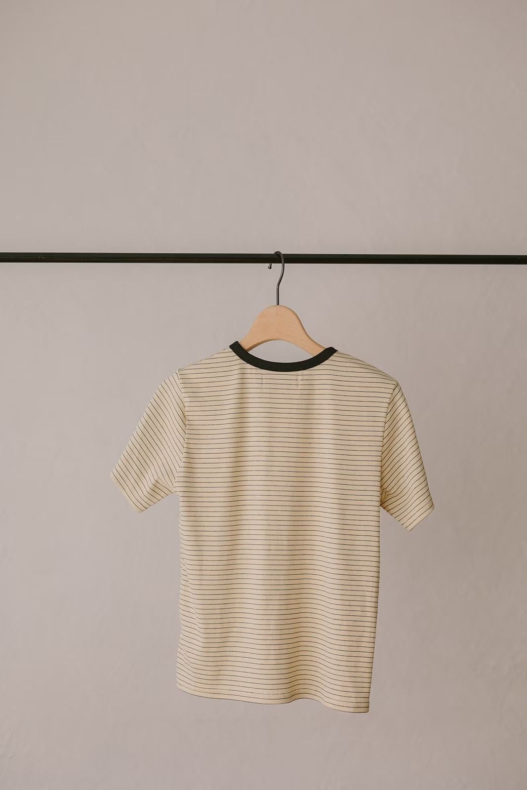 コンフォートスリムボーダーTシャツ (ベージュ) Slim Border T-shirt (Beige) /  26SS