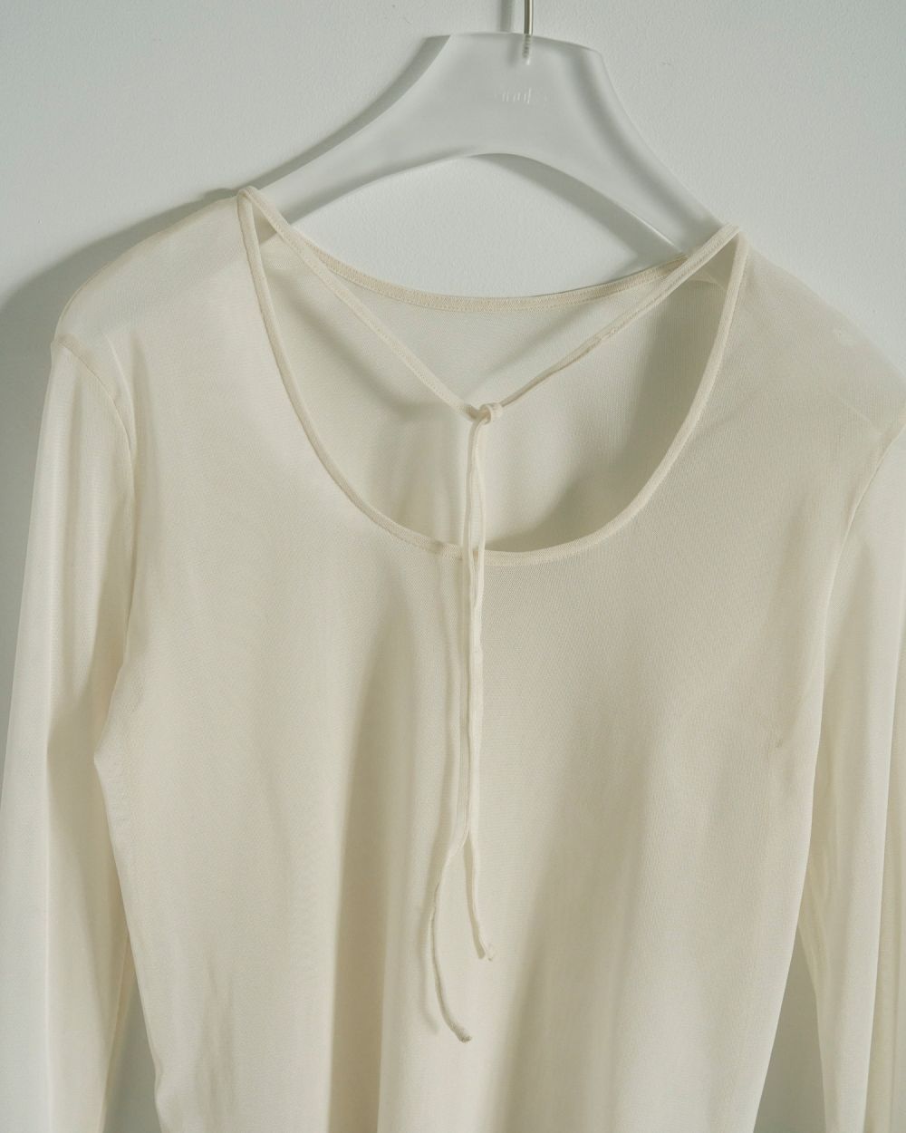 2way Sheer Tops (Ivory) / 2ウェイ シアートップス (アイボリー) / 26SS