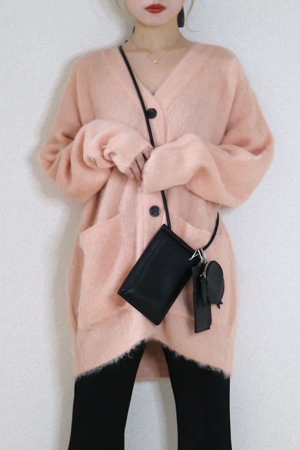 CASA FLINE - ALPACA WOOL STRAIGHT CARDIGAN / アルパカウール