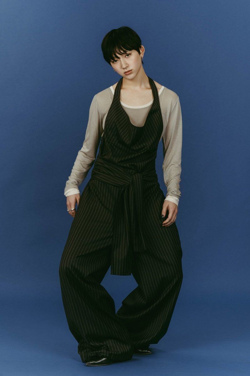 halter neck all in one (Black) / ホルターネックオールインワン (ブラック) / 26SS