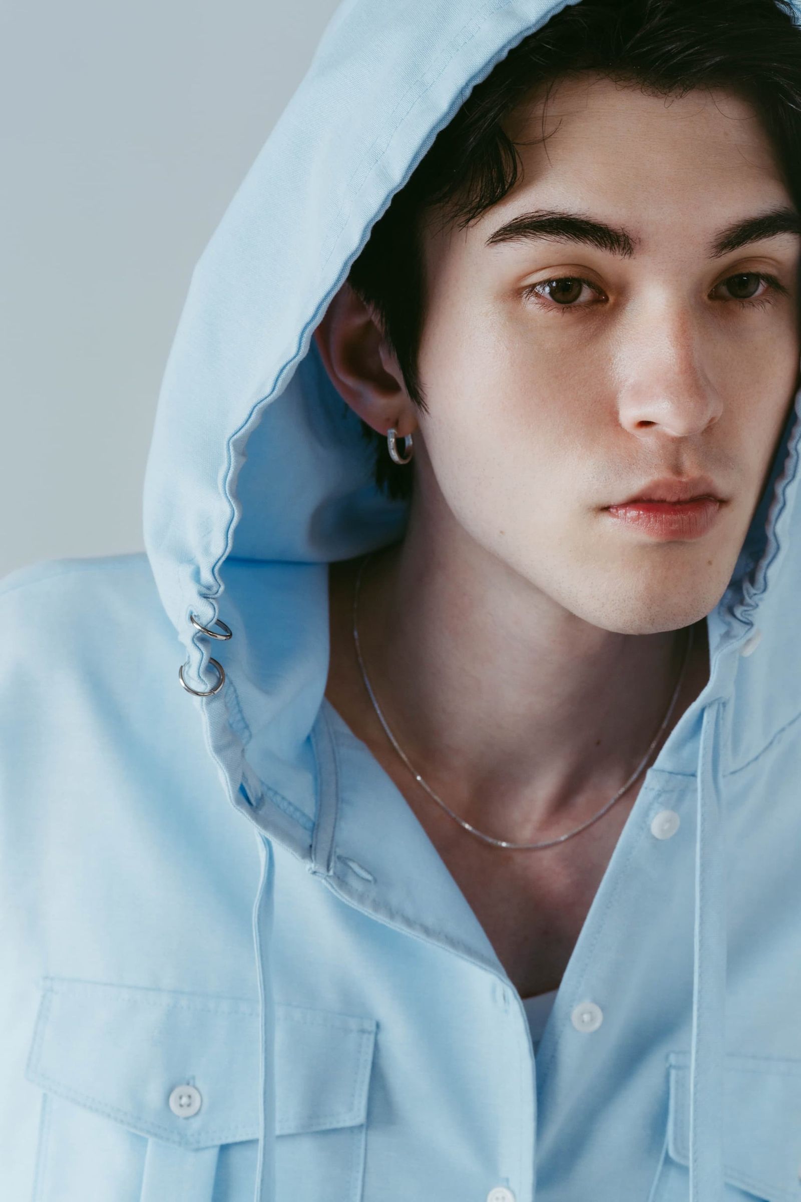 UVプロテクション フーディ (ブルー) UV protection hoodie(unisex) (Blue) /  26SS