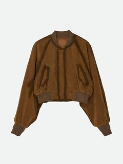 FAKE AGING SUEDE LIKE BLOUSON / フェイクエイジング スエードライクブルゾン (キャメル)