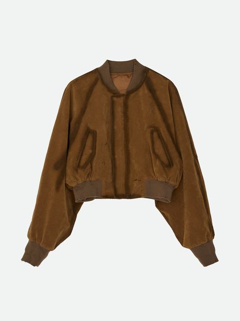 FAKE AGING SUEDE LIKE BLOUSON / フェイクエイジング スエードライクブルゾン (キャメル)