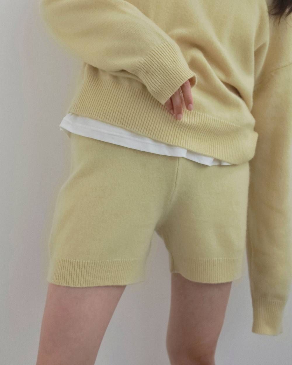 ウールニットブルマ (イエロー) Wool Knit Bloomer (Yellow) / 26AW 【6月29日まで期間限定予約】
