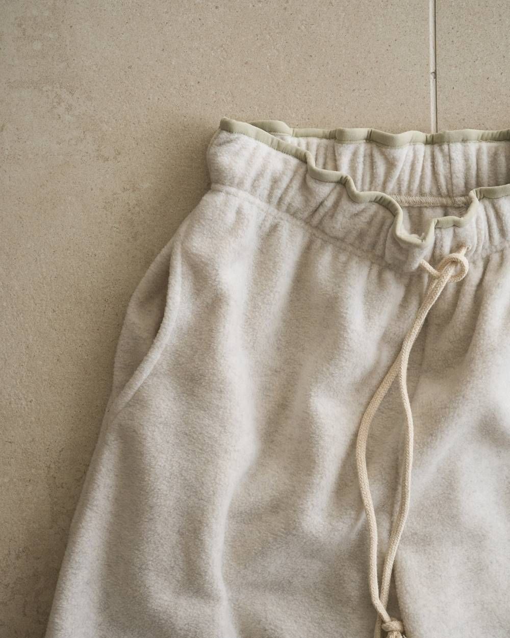 フリース ラフパンツ (オートミール) Fleece Rough Pants (Oatmeal) /  26AW