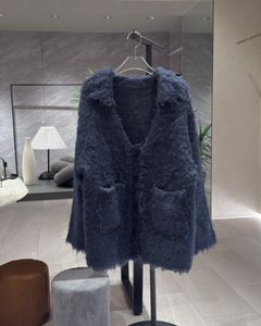 brushed lightly reversible knit cardigan / リバーシブルニットカーディガン (ネイビー) / 25AW