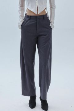 Seamless line pants / シームレスラインパンツ (グレー)