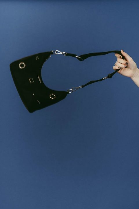 ピアスミニバッグ (ブラック) pierce mini bag (Black) /  26SS