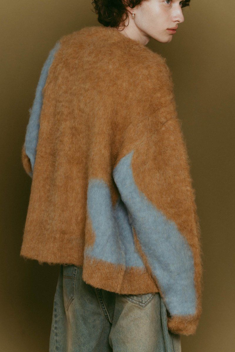 Vnack cardigan(unisex) / Vネックカーディガン (キャメル) / 25AW