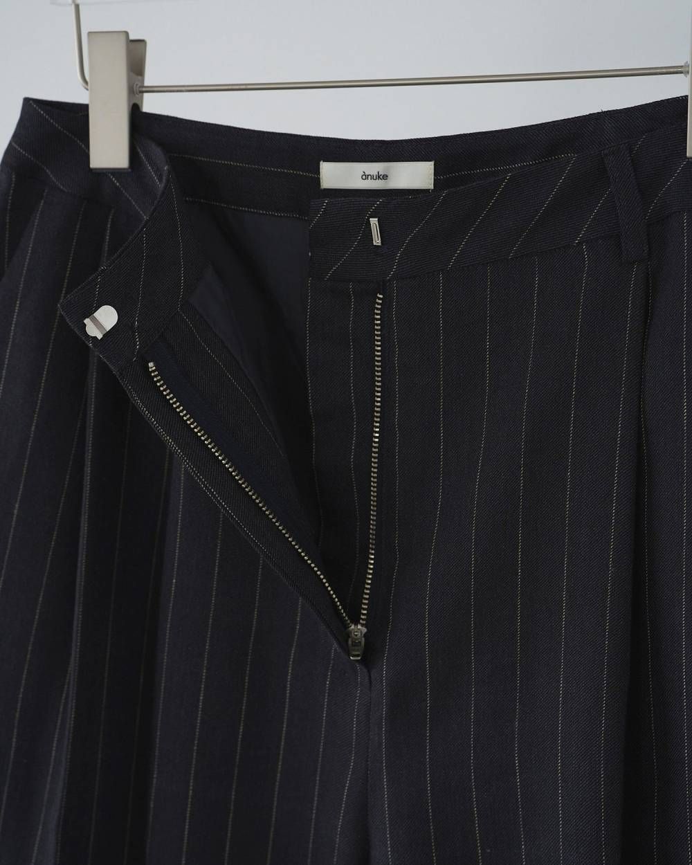 リネンタックパンツ (ネイビー) Linen Tuck Pants (Navy) /  26SS