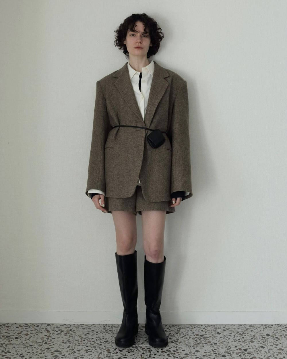 Ecoleather Long Boots / エコレザー ロングブーツ (ブラック)