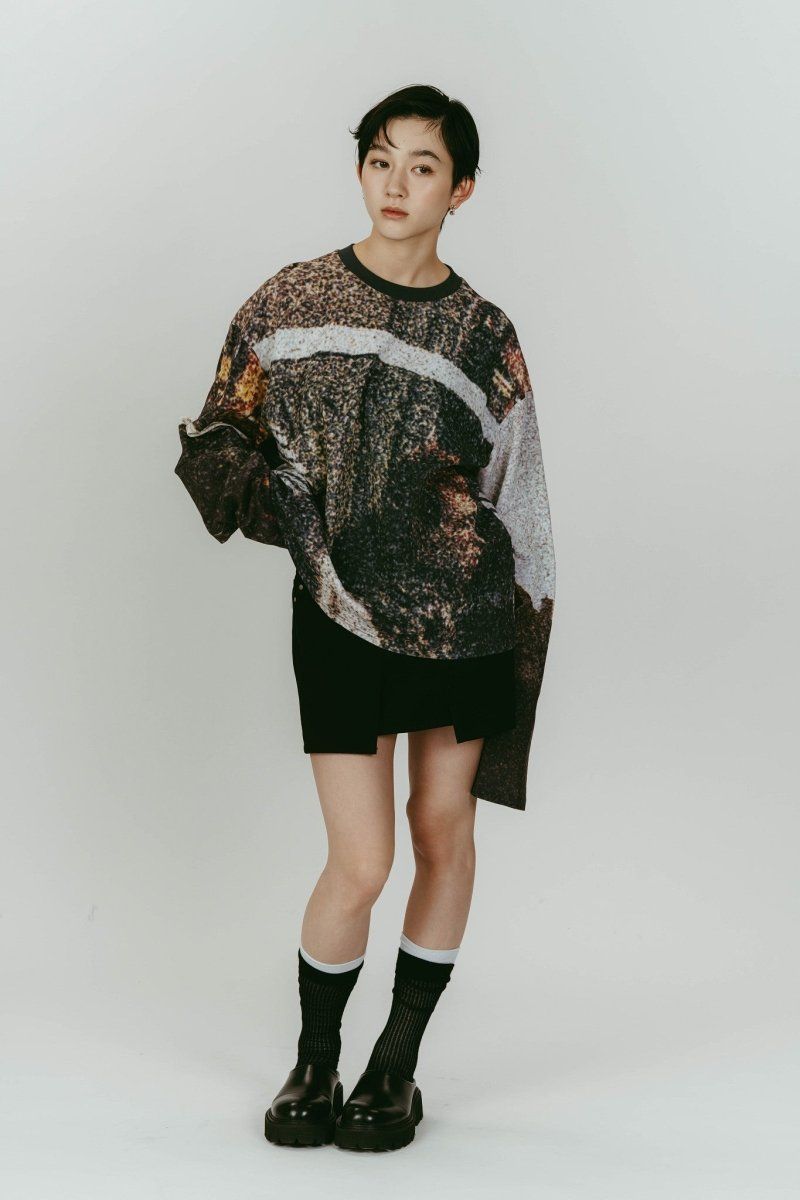 scenery print long sleeve tee (Paris) / プリントロングスリーブTシャツ (パリ) / 26SS