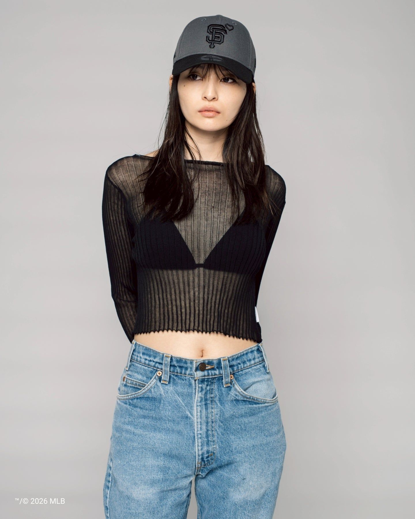 ニューエラ コラボ キャップ ジャイアンツ (ブラック×グレー) × Newera Giants Cap (Black×Gray) / 26SS