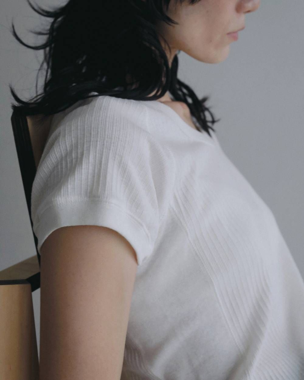 ヴィンテージリブトップス (ホワイト) Vintage Rib Tops (White) / 26SS