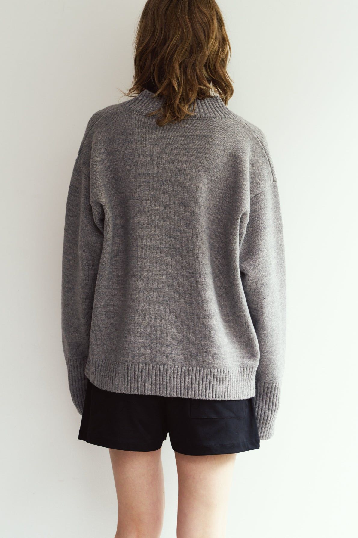 2ピース カーディガン (グレー) 2-piece cardigan (Gray) / 26AW