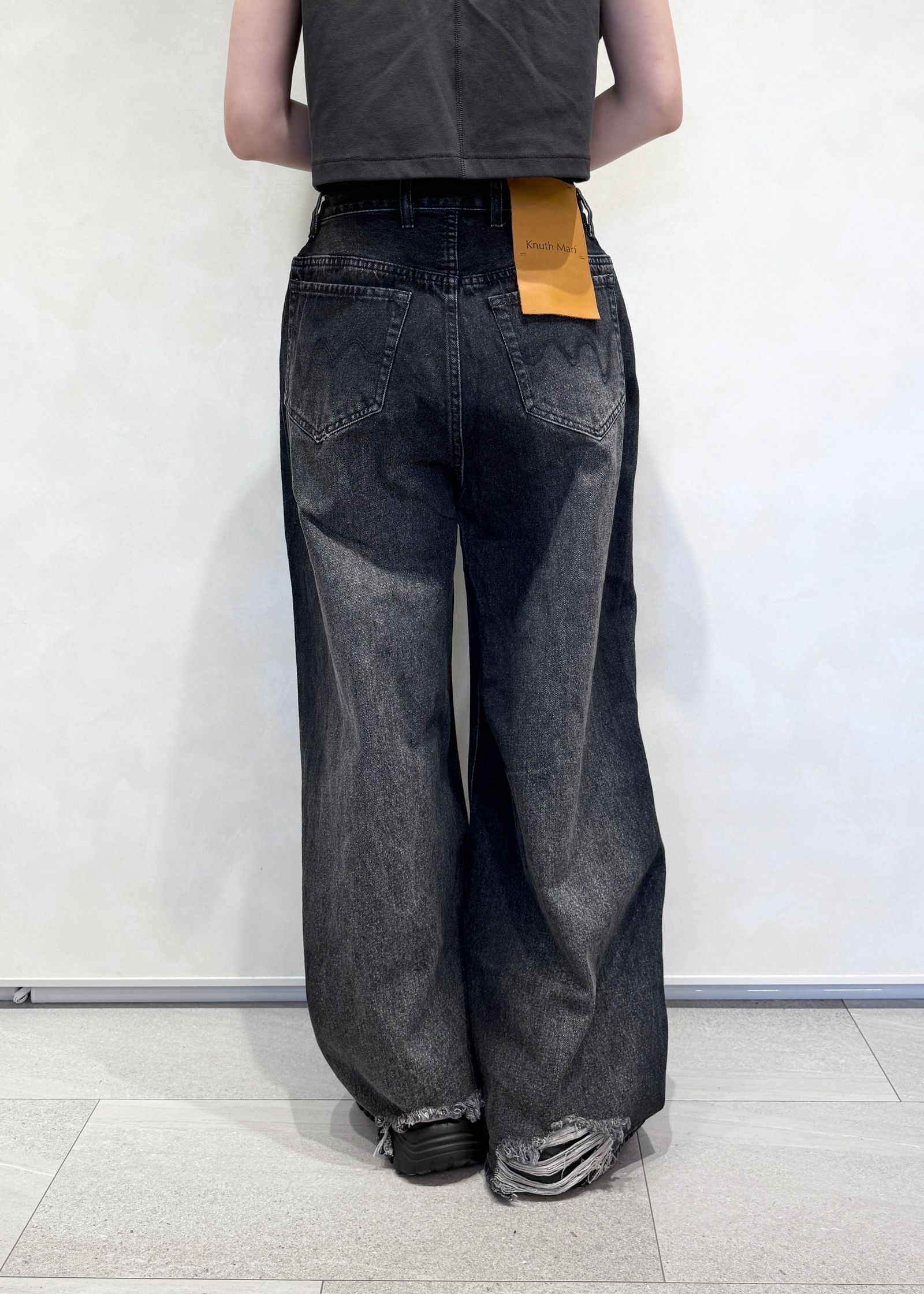 【Knuth Marf】 デニム セットアップ　希少Sサイズ Knuth Marf】 デニム セットアップ 希少Sサイズ 2025年最新