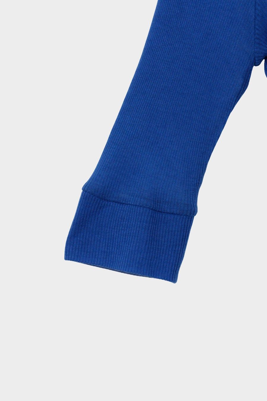 ヘンリートップス (ブルー) TENCEL CASHMERE HENLEY TOP (Blue) / 26SS
