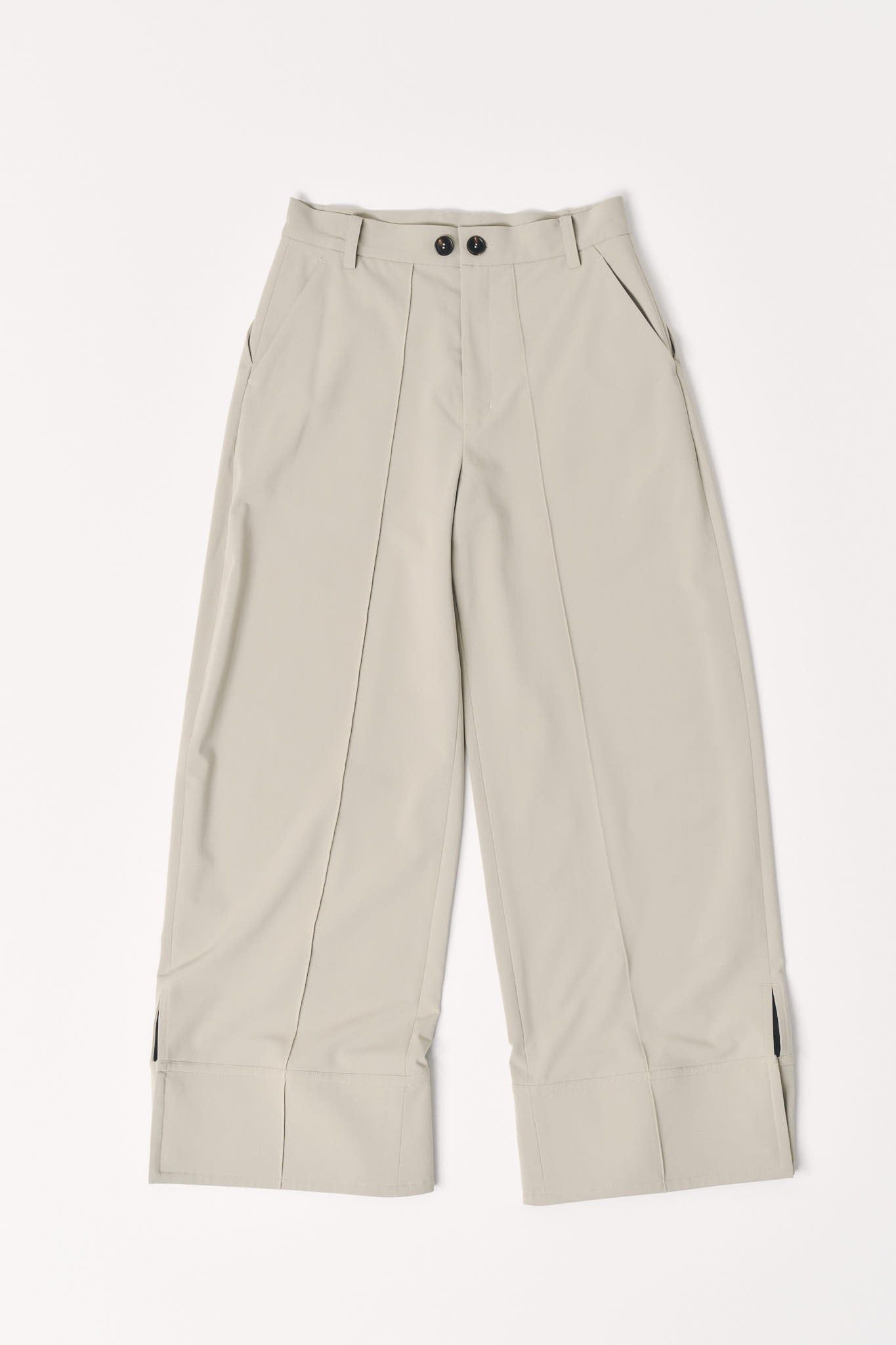 ダブルヘムトラウザー (サンドベージュ) double hem trousers(unisex) (Sand Beige) / 26AW