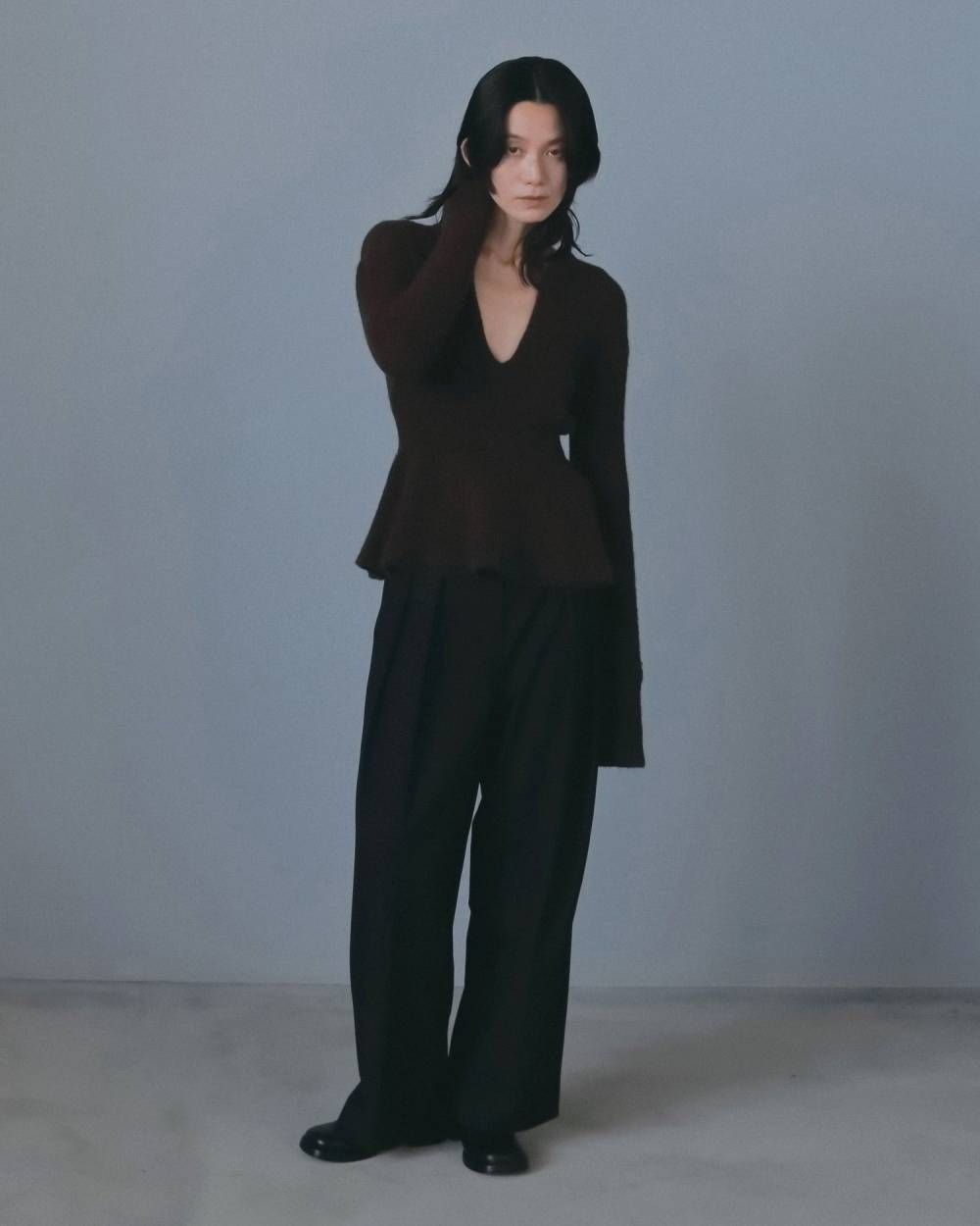 ラックワイドパンツ (ブラック) Tuck Wide Pants (Black) / 26AW 【6月29日まで期間限定予約】