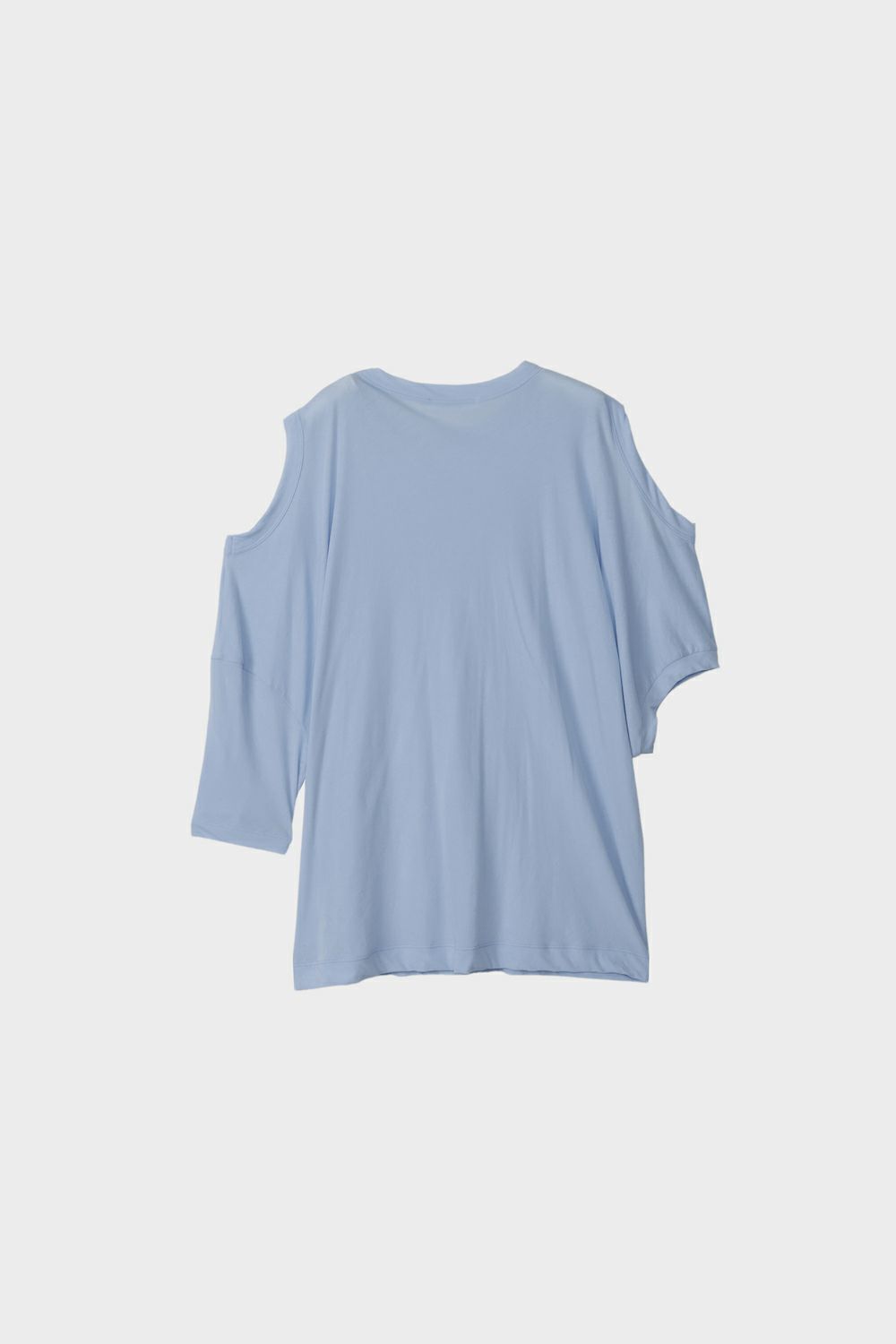 【25SS】SHEF OPEN SHOULDER T-SHIRT / オープンショルダーTシャツ (サックス)