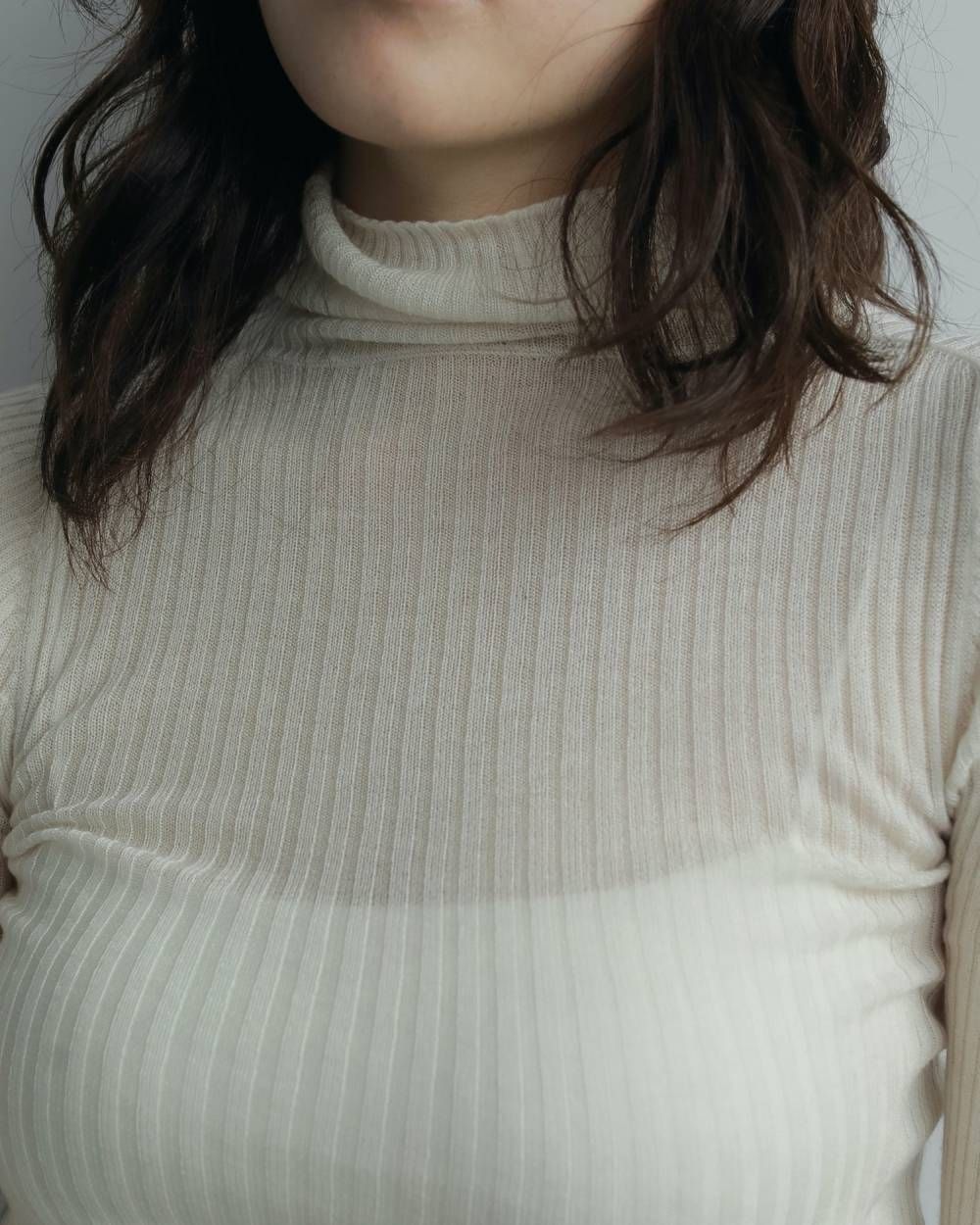 【25AW】Soft Rib Turtle / ソフトリブ タートルネックニット (アイボリー)