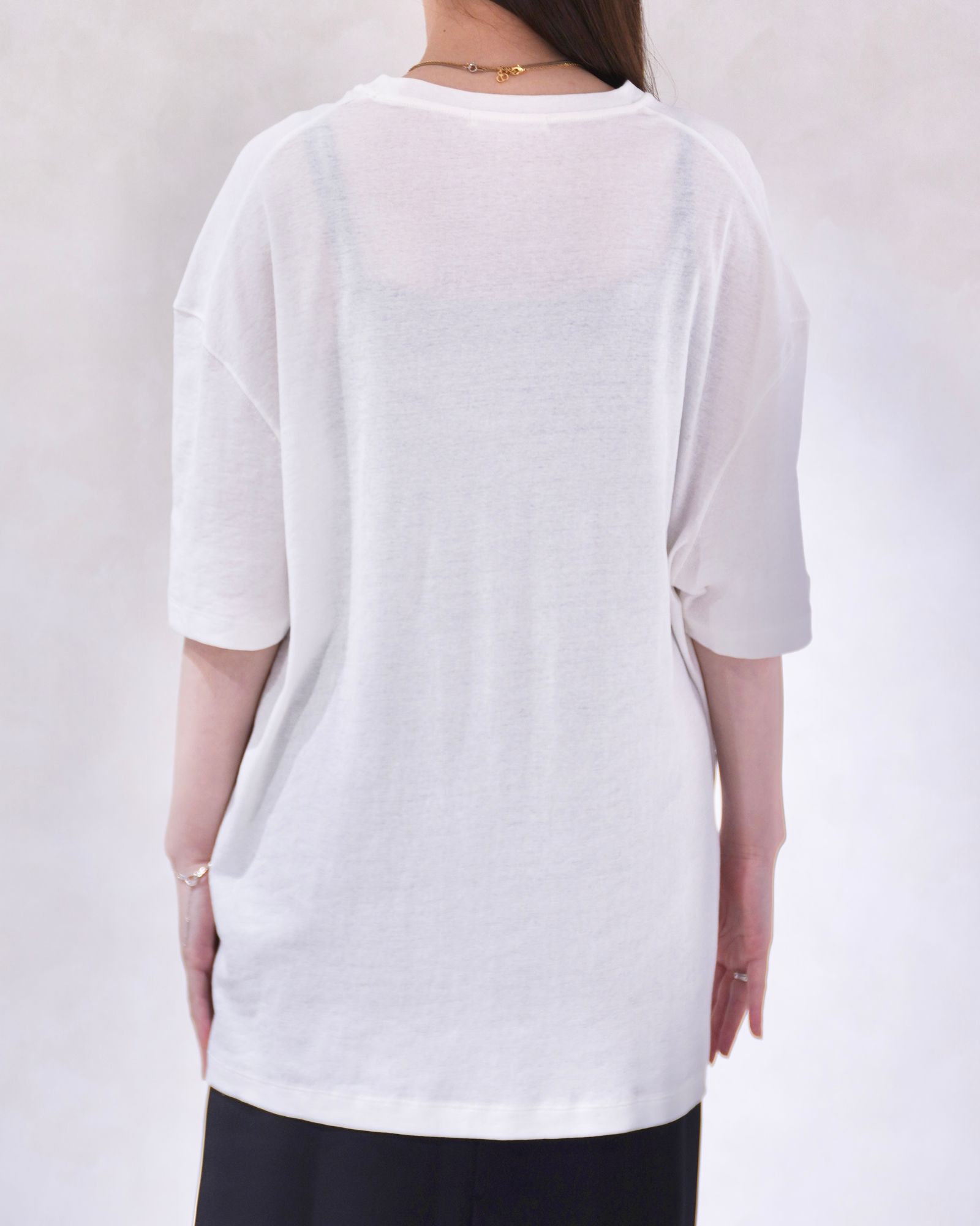 シアーオーバーTシャツ (ホワイト) Sheer Over T-Shirts (White) / 26SS