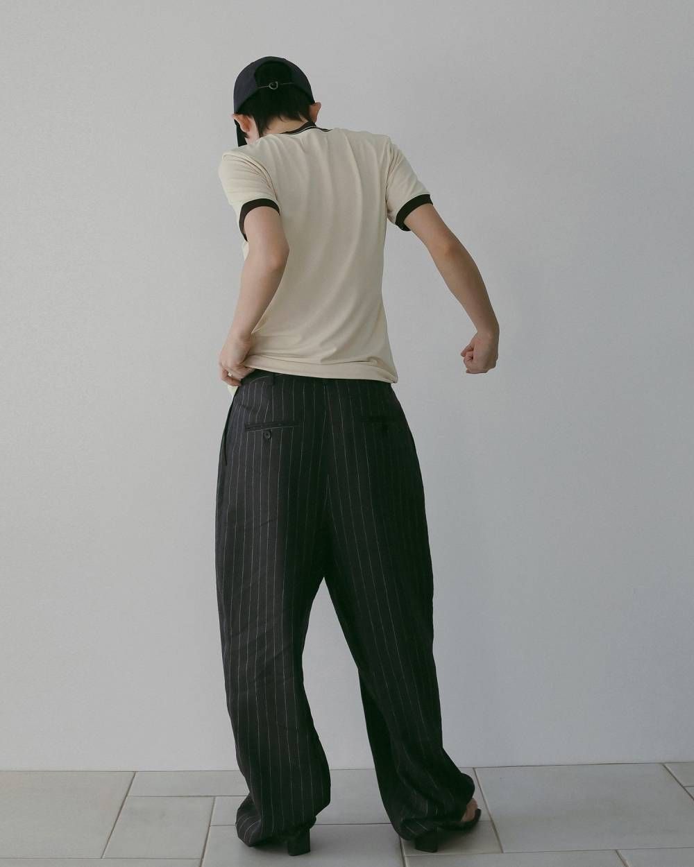 Compact Ringer T-Shirts (Ivory) / コンパクトリンガー Tシャツ (アイボリー) / 26SS