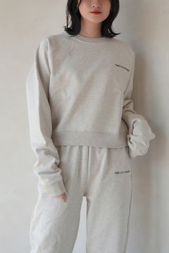 【辻元舞×TIMELESS WOMEN COLLABORATION】 Sweat Pullover (グレー)