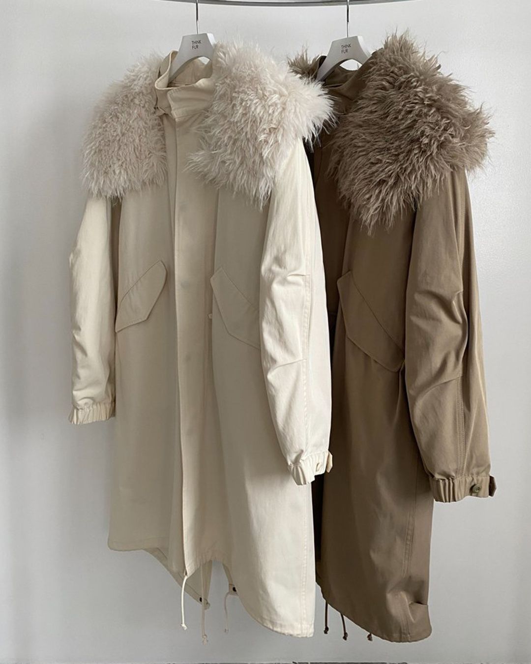 【先行予約】【25TH-20】モッズコート (ペールカーキ) M-65 Mods Coat (Pale Khaki) /  エコファー  /  フェイクファー 【受注期間6/14 23:59まで】