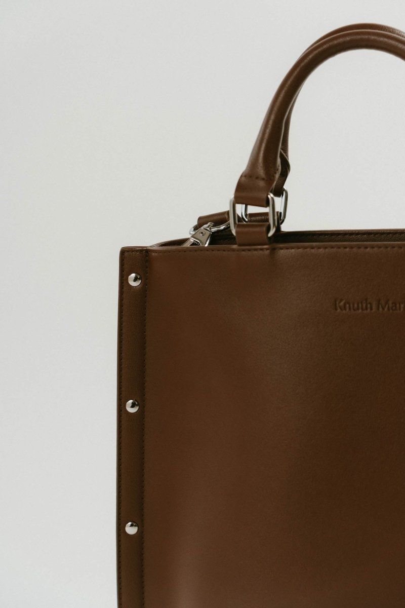 Knuth Marf - side studs leather bag / サイドスタッズレザー
