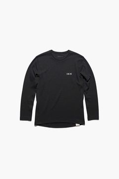 DRY WAFFLE LONG SLEEVE T-SHIRTS / ドライワッフル ロングスリーブTシャツ (ブラック) / ユニセックス