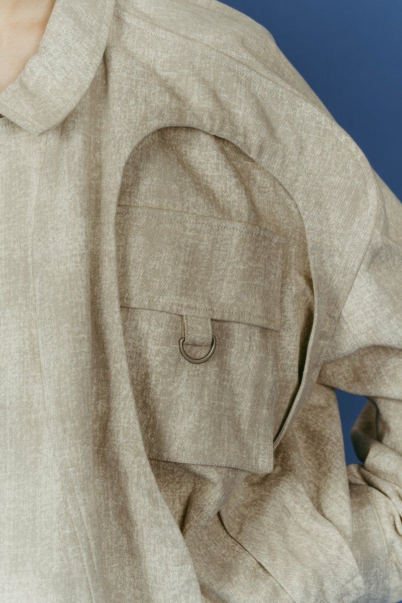 rounded pocket jacket(unisex) (Greige) / ラウンドポケットジャケット (グレージュ) / 26SS