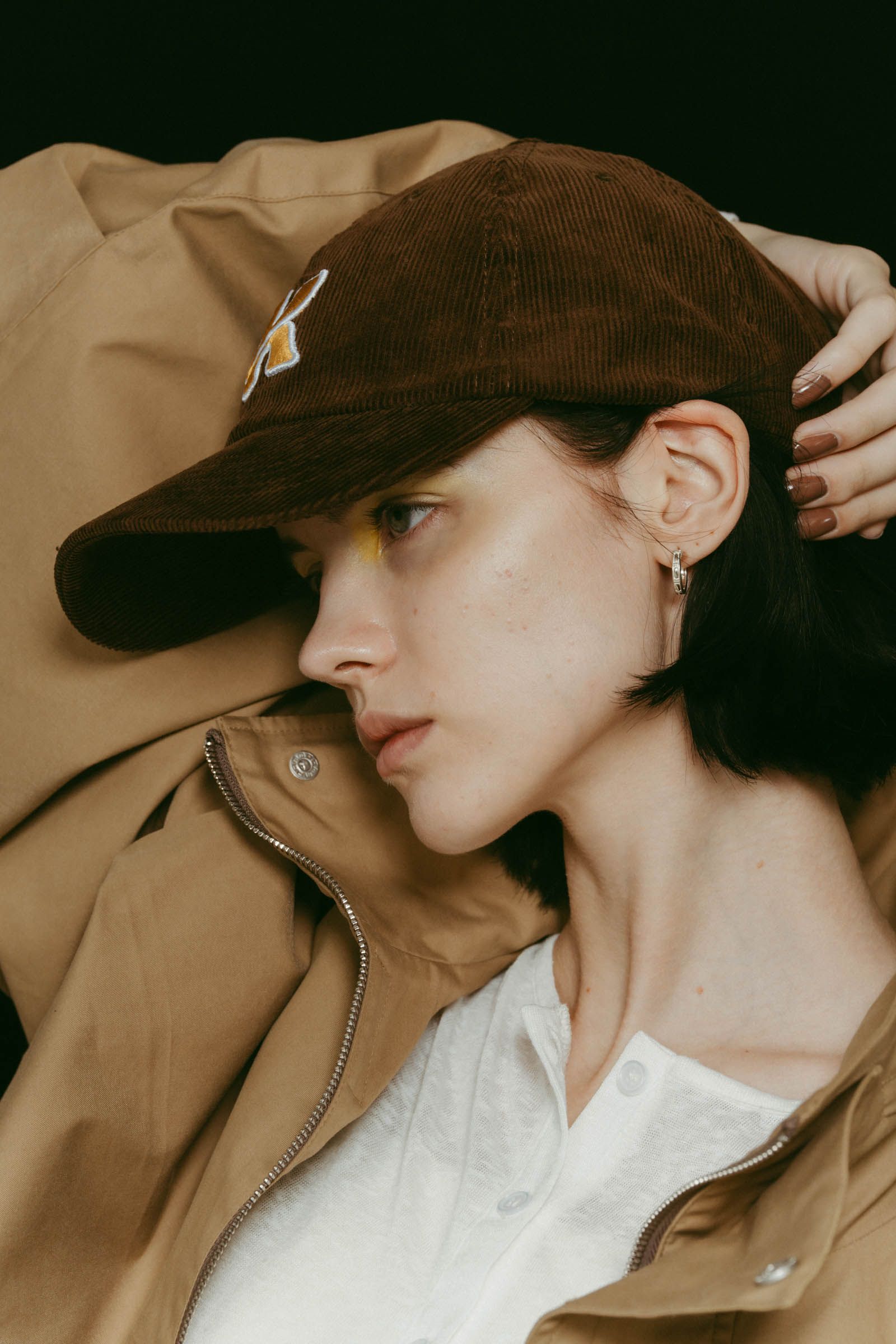 corduroy cap / コーデュロイキャップ (ブラウン) / 25AW