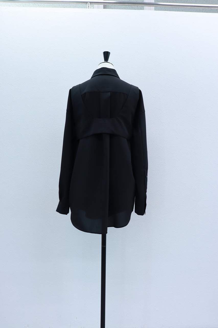 ビスチェ セット ドライシャツ (ブラック) Bustier Shirt (OBlack) / 26AW *