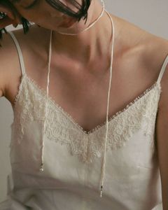 シルクコードチョーカー (アイボリー) Silk Cord Choker (Ivory) / 27SS