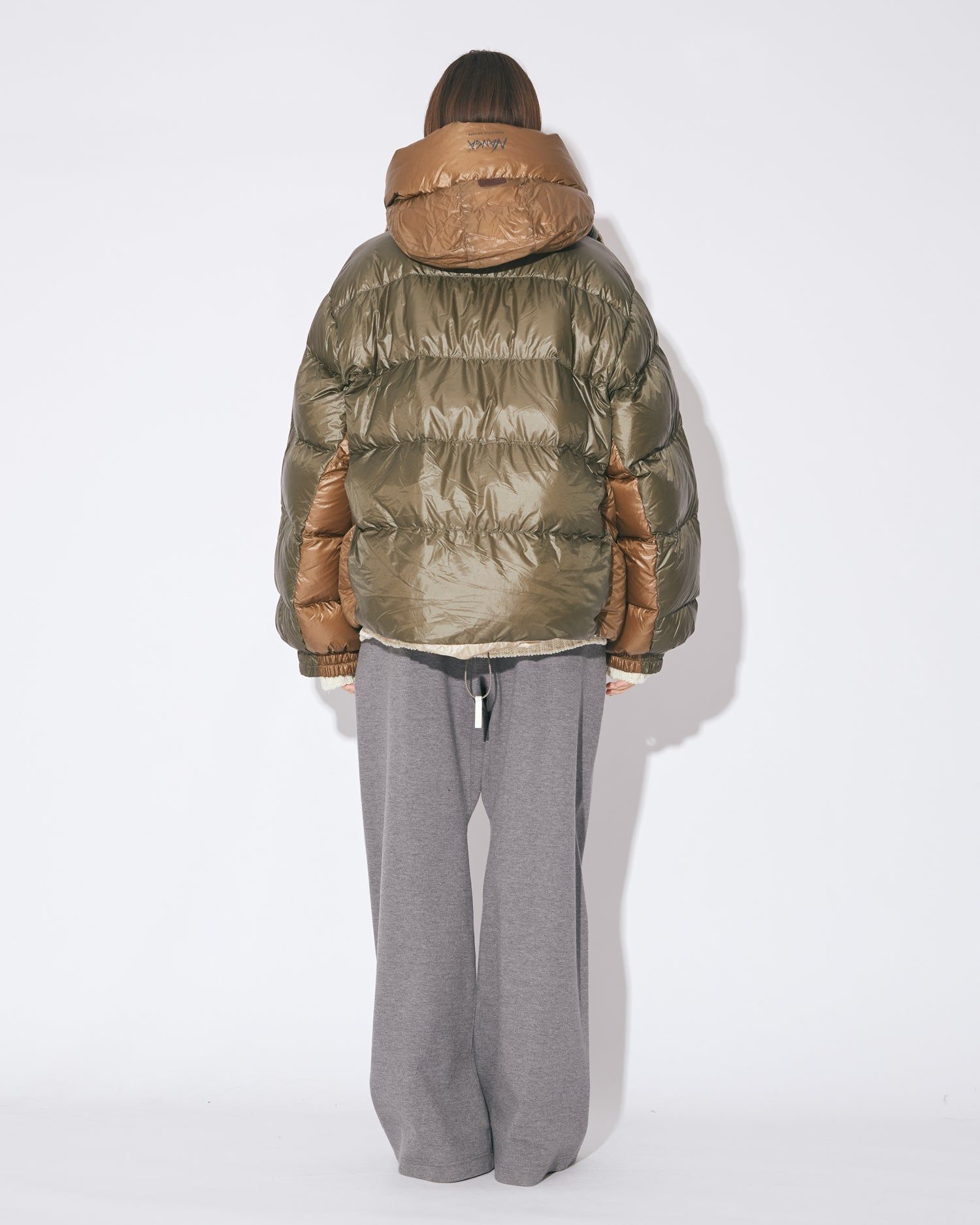 NANGA multilayering down vest blouson / ナンガ コラボレーション ダウンジャケット (ベージュ) / メンズ / レディース