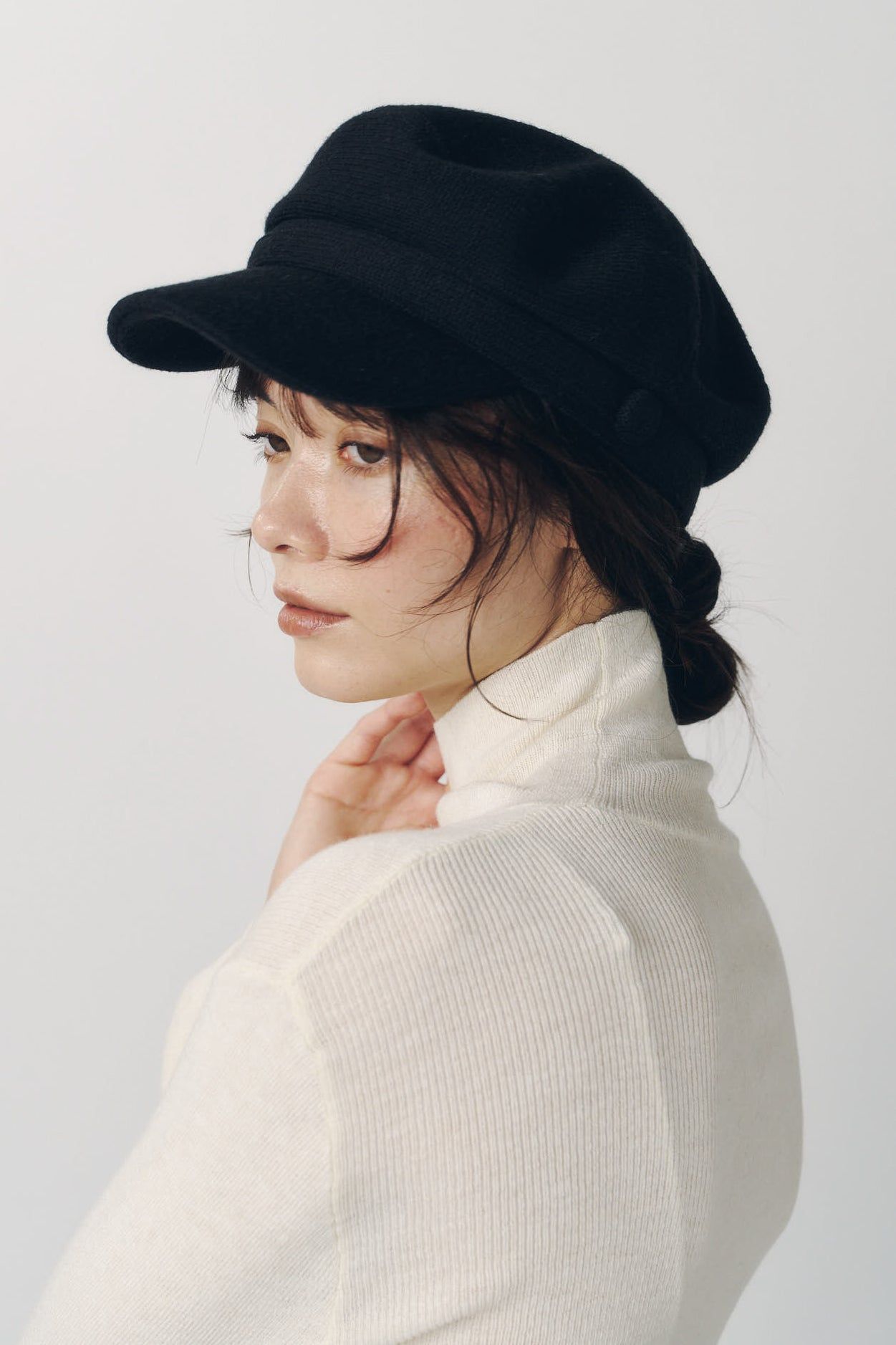 キャスケット (ブラック) casquette (Black) / 26AW