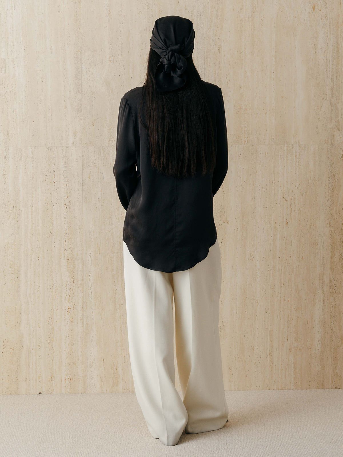 キュプラ トップス (チャコールグレー) CUPRO TOPS (Charcoal gray) /  26SS