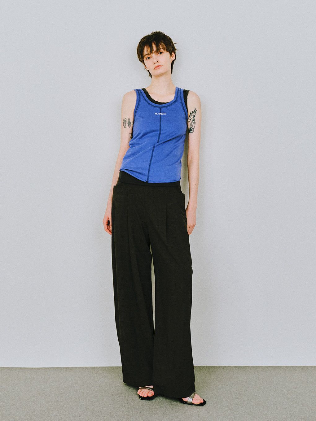 NL 2WAY LOGO MARK TANK TOP / 2ウェイロゴ タンクトップ (ブルー)