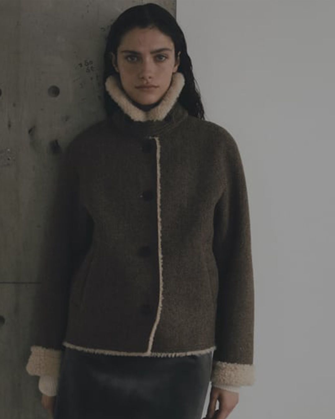 【先行予約】【26TH-20】ボンディングショートジャケット (ベージュ) Bonding Short Jacket (Beige) /  エコファー  /  フェイクファー 【受注期間6/14 23:59まで】
