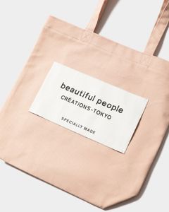 SDGs name tag tote bag / ネームタグ トートバッグ (エクリュ)