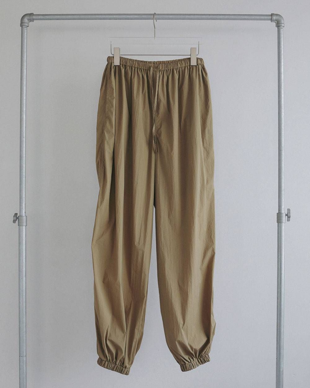 シアー ナイロンパンツ (ベージュ) Sheer Nylon Pants (Beige) / 27SS