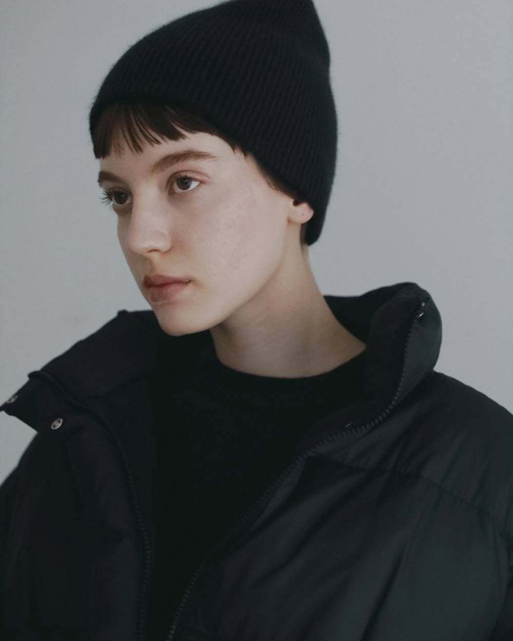 スタンドカラーダウンジャケット (チャコールグレー) Standcollar Down Jacket (Charcoal gray) / 26AW 【6月29日まで期間限定予約】